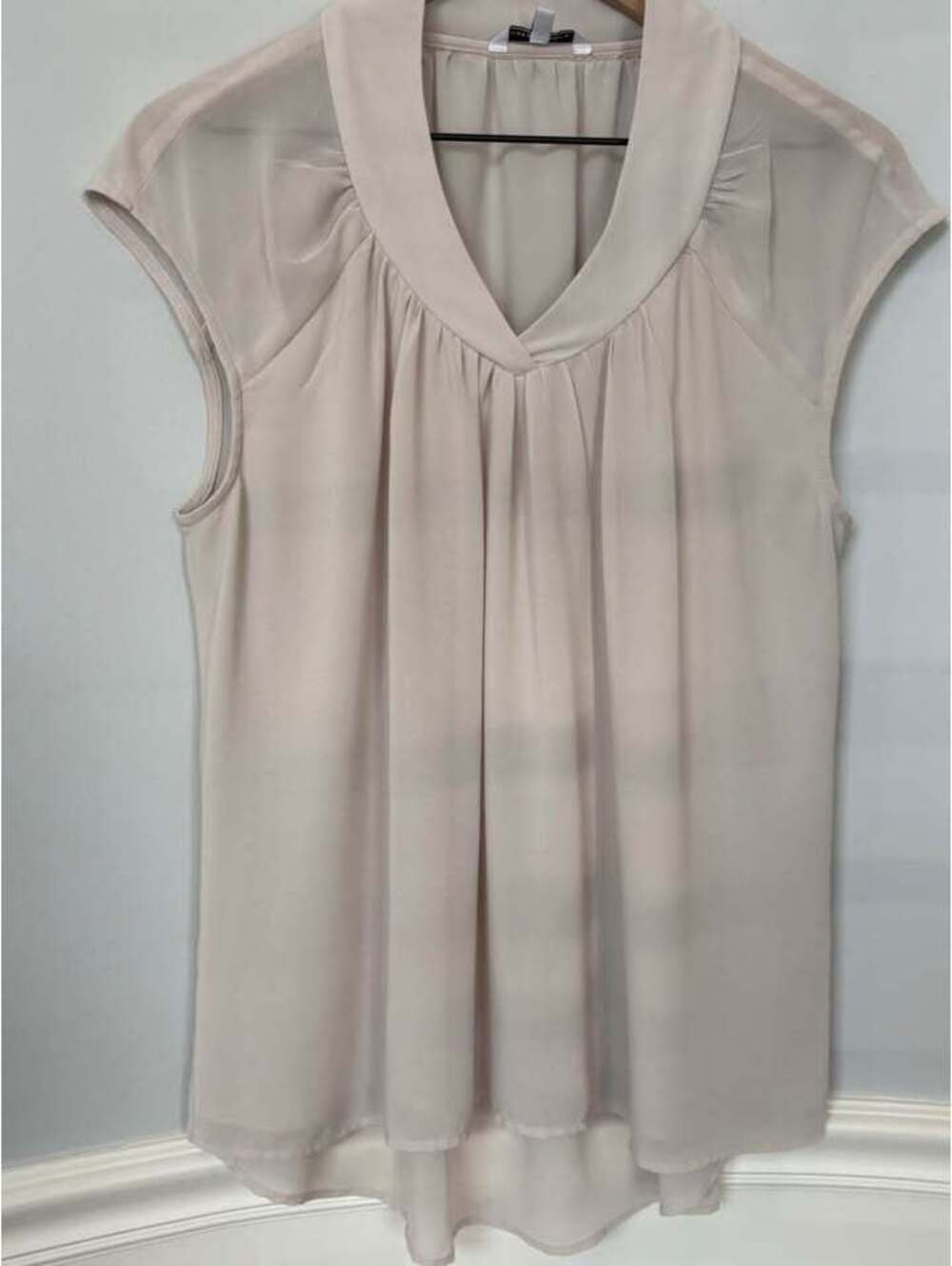 Naked Zebra V-Neck Blouse